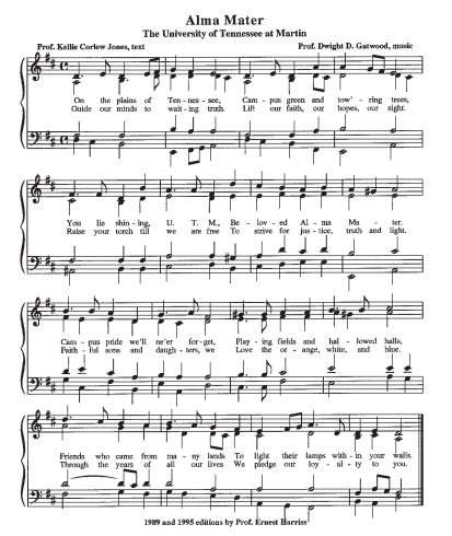 Alma Mater Sheet Music